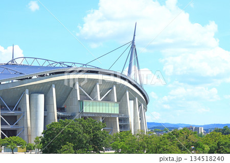 愛知県豊田市、豊田スタジアムの風景 愛知県豊田市、豊田スタジアムの風景 134518240
