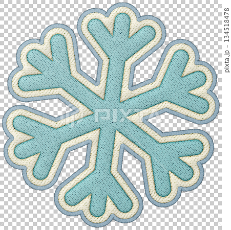 Christmas patchwork element snowflake embroidery badge winter textile decoration Christmas patchwork element snowflake embroidery badge winter textile decoration 134518478