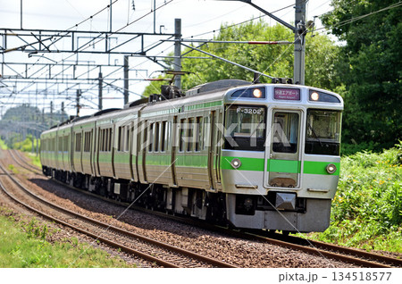 千歳線 島松-北広島 JR北海道 721系 F-3202編成(札幌) エアポート 千歳線 島松-北広島 JR北海道 721系 F-3202編成(札幌) エアポート 134518577