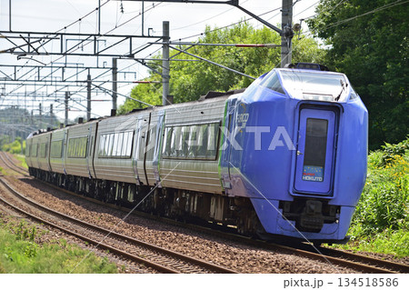 千歳線　島松－北広島　JR北海道　キハ281系900番台　スーパー北斗 134518586