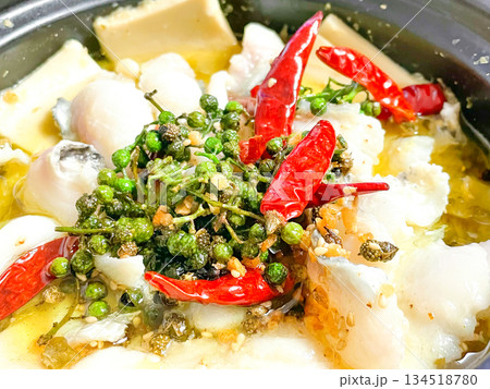 中国四川料理 酸菜魚(スワンツァイユィ) 中国四川料理 酸菜魚(スワンツァイユィ) 134518780