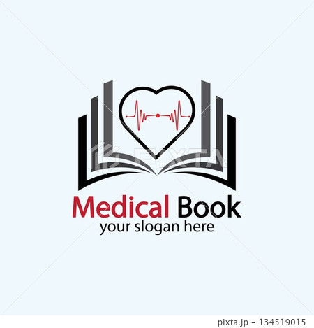 Medical Book Logo icon design vector,health...のイラスト素材 [134519015] - PIXTA