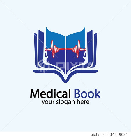 Medical Book Logo icon design vector,health...のイラスト素材 [134519024] - PIXTA
