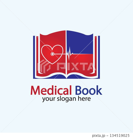 Medical Book Logo icon design vector,health...のイラスト素材 [134519025] - PIXTA