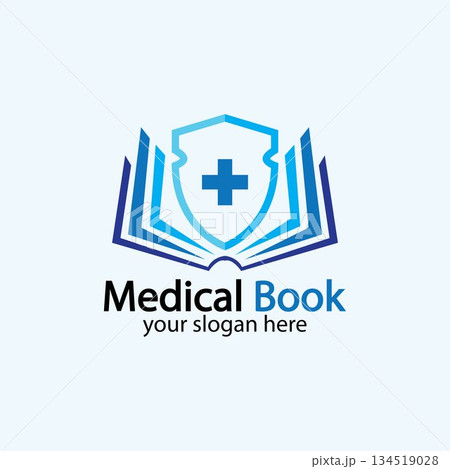 Medical Book Logo icon design vector,health...のイラスト素材 [134519028] - PIXTA