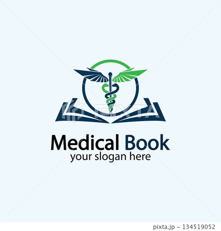 Medical Book Logo icon design vector,health book education logo Designs Inspiration. 134519052