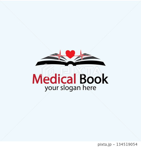 Medical Book Logo icon design vector,health...のイラスト素材 [134519054] - PIXTA
