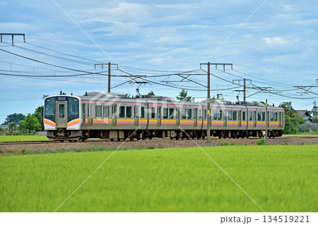 信越本線 帯織-見附 JR東日本 E129系 B20編成(新潟) 信越本線 帯織-見附 JR東日本 E129系 B20編成(新潟) 134519221