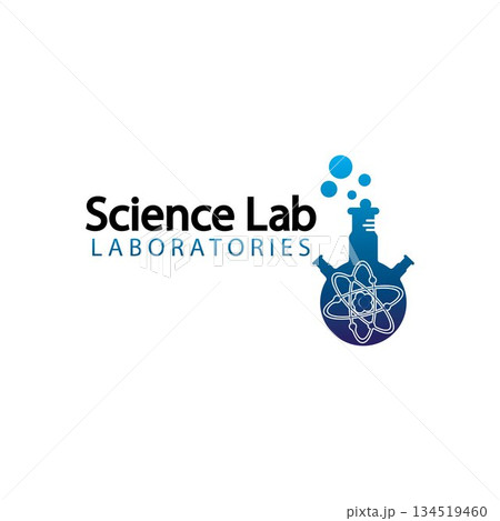 Science Lab logo.Laboratory Tube Logo Template Design Vector, Emblem, Design Concept, Creative Symbol, Icon 134519460