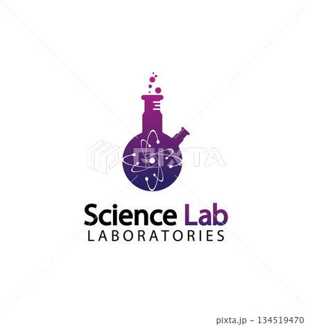 Science Lab logo.Laboratory Tube Logo Template Design Vector, Emblem, Design Concept, Creative Symbol, Icon Science Lab logo.Laboratory Tube Logo Template Design Vector, Emblem, Design Concept, Creative Symbol, Icon 134519470