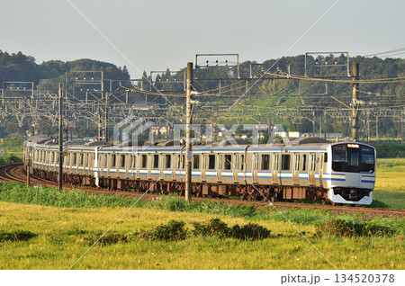 総武本線　佐倉－物井　JR東日本　E217系　Y-140編成（鎌倉） 134520378