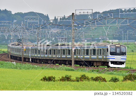 総武本線 佐倉-物井 JR東日本 E217系 Y-104編成(鎌倉) 総武本線 佐倉-物井 JR東日本 E217系 Y-104編成(鎌倉) 134520382