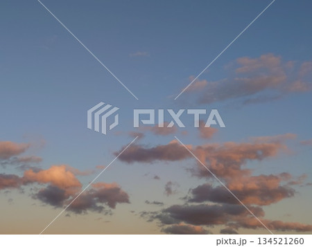 夕方の青空 夕方の青空 134521260