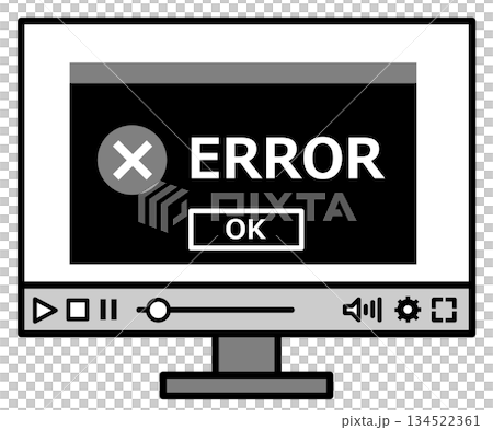 電腦螢幕因重大資料損壞而凍結的示意圖 134522361