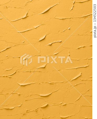 オレンジの絵の具のシンプルな背景 134522503