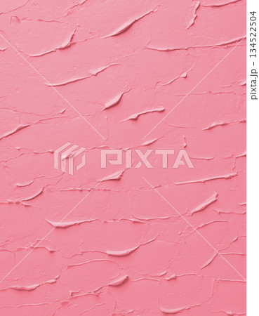 サーモンピンクの絵の具のシンプルな背景 134522504
