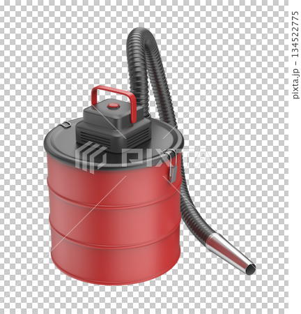 Red pellet stove ash vacuum cleaner 134522775