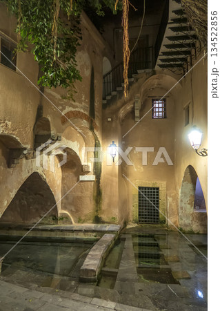 Medieval public laundry Medieval public laundry 134522856