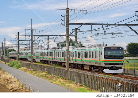 高崎線　岡部－深谷　JR東日本　E231系1000番台　K-41編成（国府津） 134523184