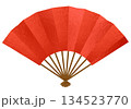 リアルタッチな赤扇子 134523770