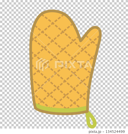 Illustration of cooking mittens Illustration of cooking mittens 134524499