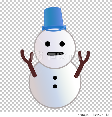 雪だるまのイラスト 雪だるまのイラスト 134525018