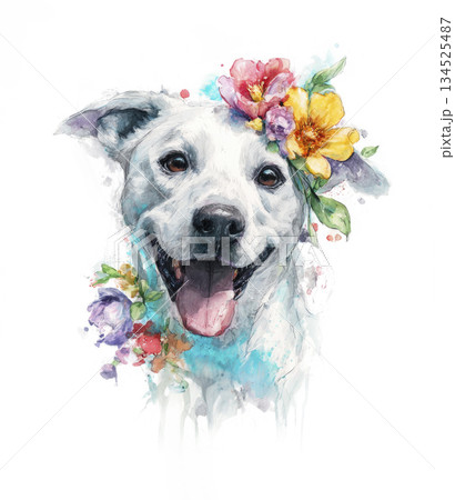 Illustration animal poster, Generative AI 134525487