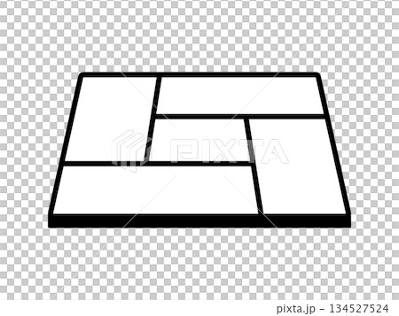 榻榻米圖示（單色） 134527524