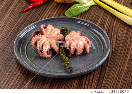 Gourmet Boiled octopus in the bowl Gourmet Boiled octopus in the bowl 134528079