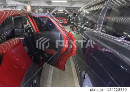 駐車場　ドアパンチ被害 134528559