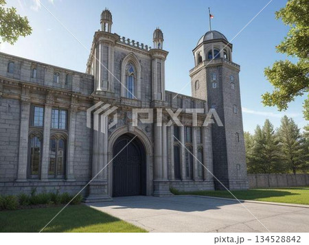 ヨーロッパ風の建物 134528842