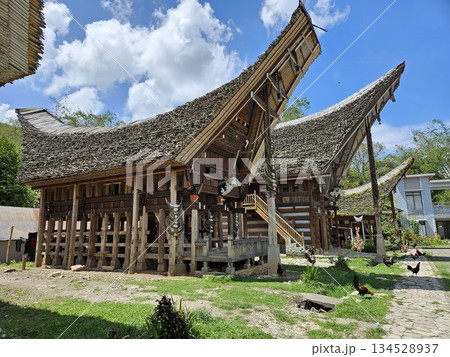 This is traditional house from Tana Toraja This is traditional house from Tana Toraja 134528937