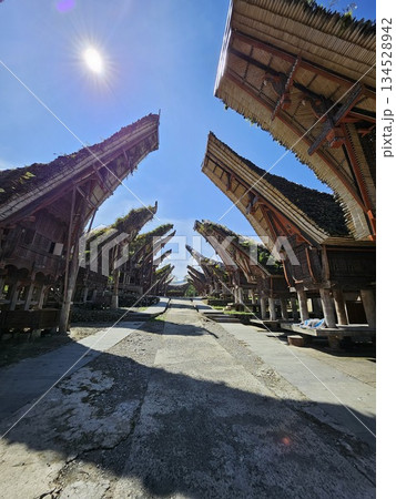 This is traditional house from Tana Toraja 134528942