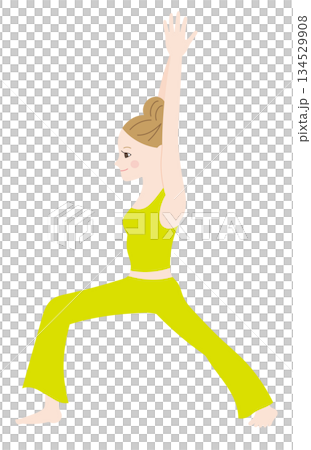 Yoga Hero Pose Green Yoga Hero Pose Green 134529908