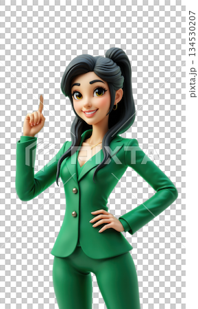 A resilient woman in emerald green, surrounded by dynamic digital currency symbols and innovative tech icons, representing her unwavering commitment A resilient woman in emerald green, surrounded by dynamic digital currency symbols and innovative tech icons, representing her unwavering commitment 134530207