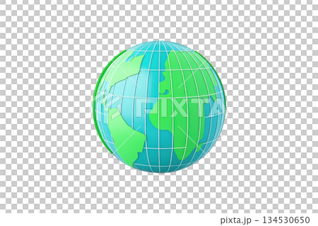A colorful globe depicting continents in green and blue, representing Earth and its geographical features. A colorful globe depicting continents in green and blue, representing Earth and its geographical features. 134530650