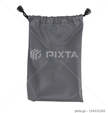 drawstring pouch for storing small valuables, on a white background in insulation 134531205