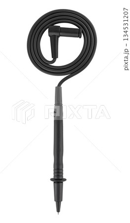 Multimeter probe, insulated, white background 134531207