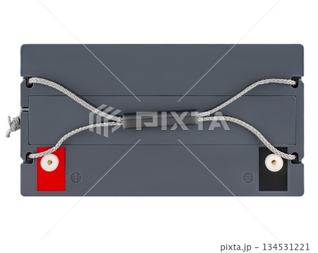 industrial gel battery, insulated on white background 134531221