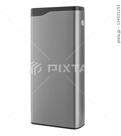 portable battery for phone charging, Power bank, on white background in insulation 134531255