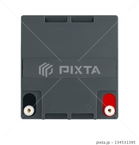 industrial Gel battery, on white background in insulation 134531395