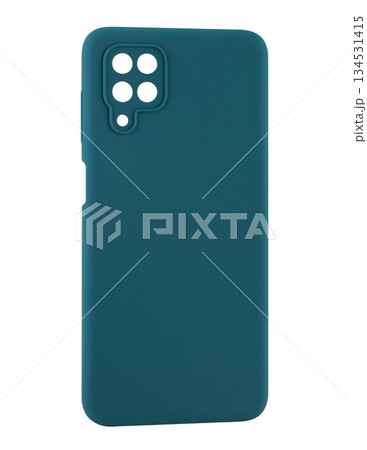 Silicone phone case, white background in insulation 134531415