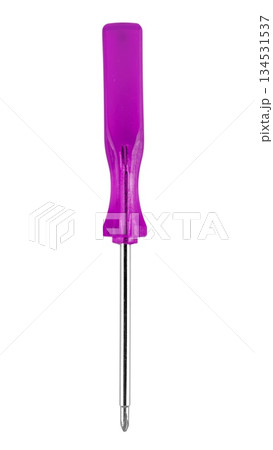 screwdriver, repair tool on white background in insulation screwdriver, repair tool on white background in insulation 134531537