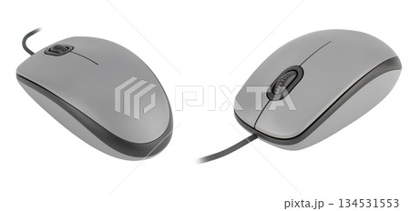 computer mouse, manipulator, on a white background in isolation computer mouse, manipulator, on a white background in isolation 134531553