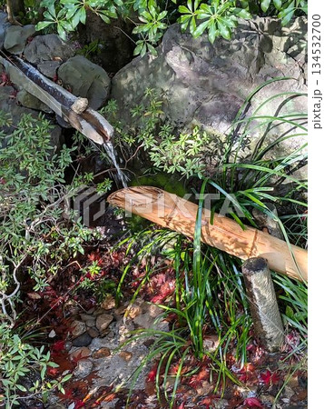 丈山苑、鹿威し 丈山苑、鹿威し 134532700