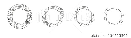 Digital circuit design with abstract cyber circles 134533562