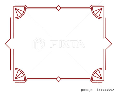 Geometric vintage frame for elegant design projects Geometric vintage frame for elegant design projects 134533592