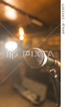 Illuminated Stage Microphone Illuminated Stage Microphone 134533875