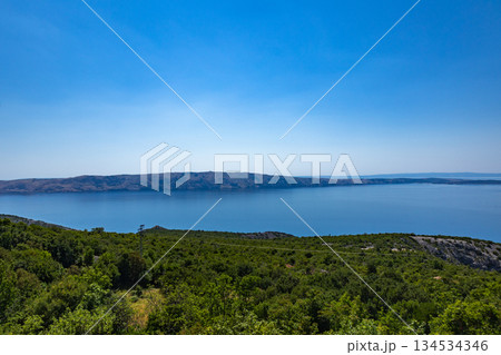 Croatia. Beautiful nature and landscape. A perfect summer holidays travel destination. 134534346