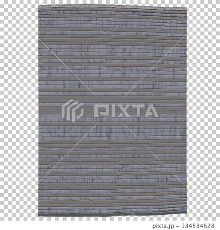 carpet for interior isolated on transparent background, home decor, 3D illustration, cg render 134534628